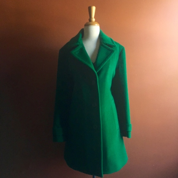 Talbots Jackets & Blazers - TALBOTS Kelly Green Peacoat 18